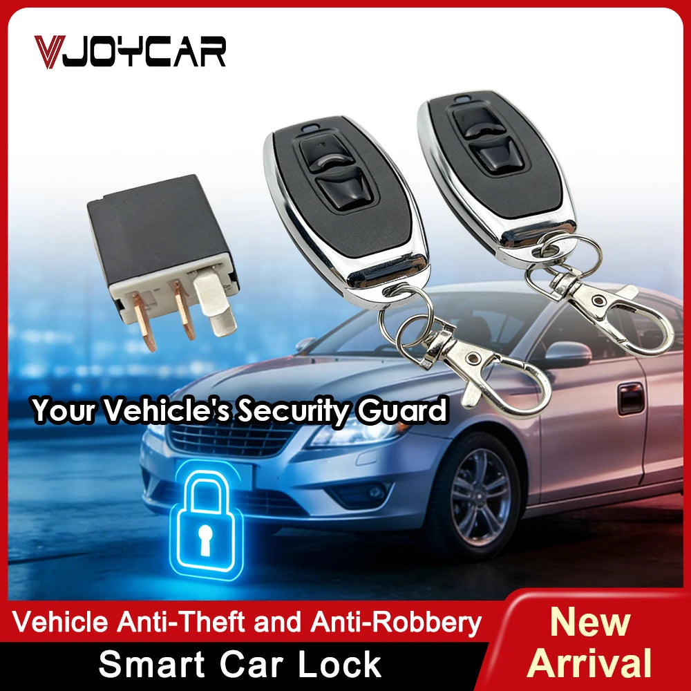 Vjoycar 2026 Newest Wireless Relay Car Lock Anti-theft Security Safety Alarm System Easy Installation No Damage to Car Circuit