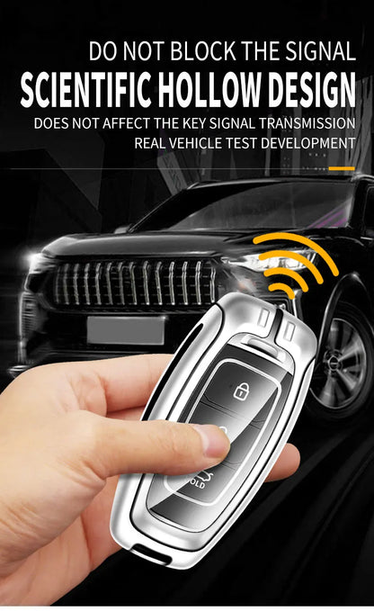 Modern High-End Hyundai Key Cover Suitable for N LINE N IX35 IX25 Tucson Sonata Car Key Case Luxury Design Vehicle Accessories