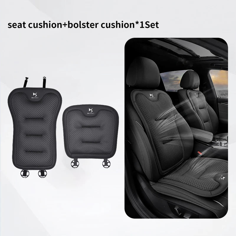 For DS SPIRIT DS3 DS4 DS5 DS6 DS7 Summer Ice Silk Car Seat Cushion All-Season Universal Front & Rear Seat Back Cushion Cool Pad