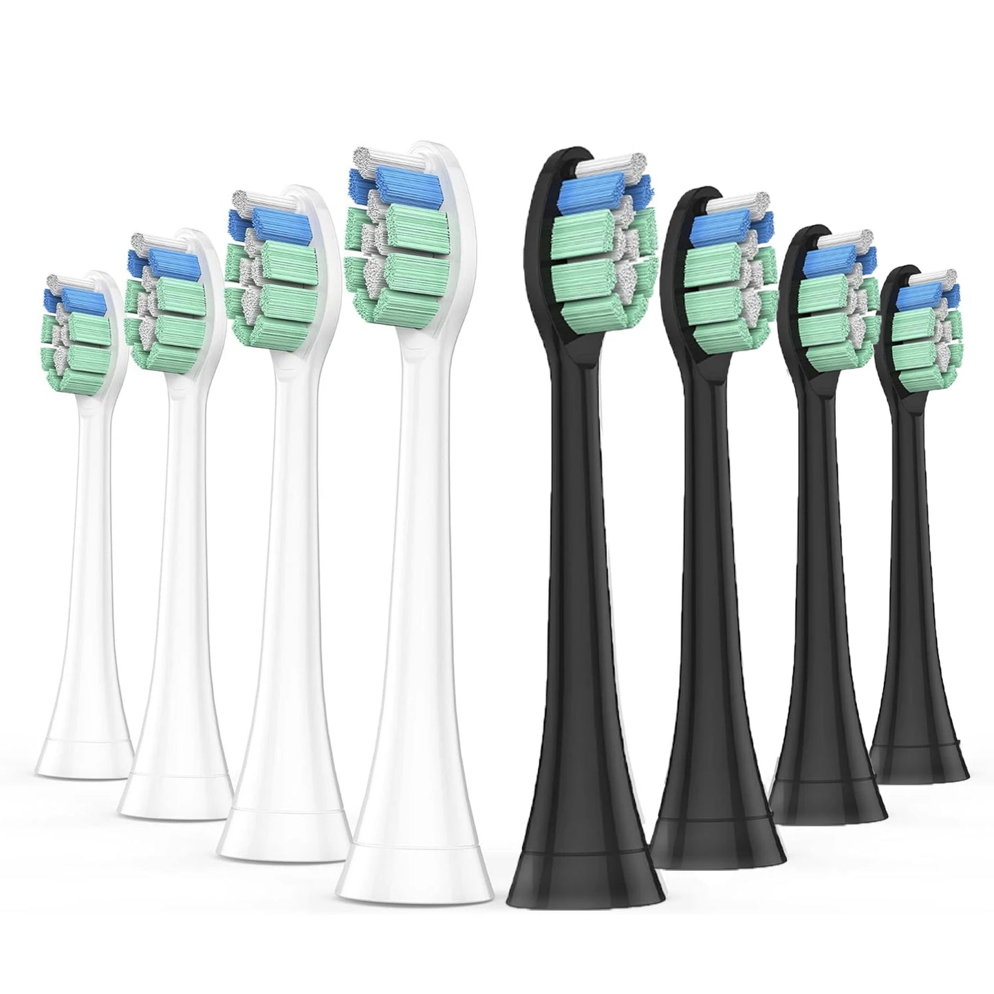 4/8pcs Replacement Brush Heads Compatible with Philips Sonicare Electric Toothbrush Brush Head for 2100 4100 5100 6100 7300 9000