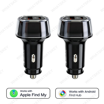 1- 4Pack For IOS&Android System Car Phone Charger GPS Locator Tracker 30W USB Type C QC 3.0 Phone Fast Charging Power Adapter
