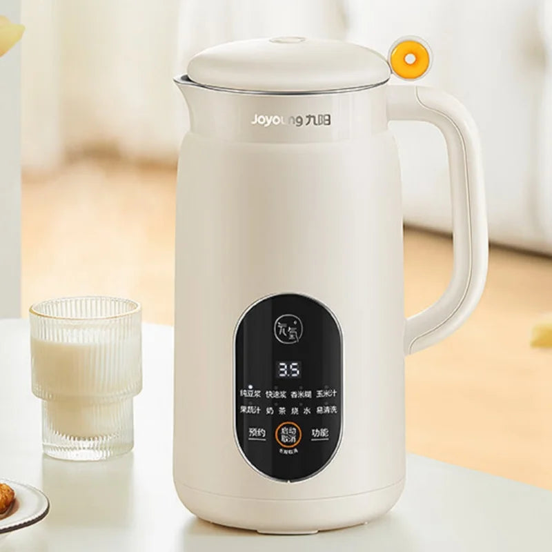 6L Mini Home Soy Milk Maker with Fine Texture, Filter-Free, Cook-Free, Multi-Functional Speedy Soy Milk, Smart Reservation D525