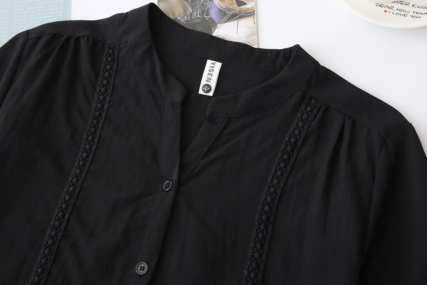 Slimming Short Sleeve Shirt for plus Size Women Stylish French Style Loose Fit Summer Top Single Button Closure Regular Length