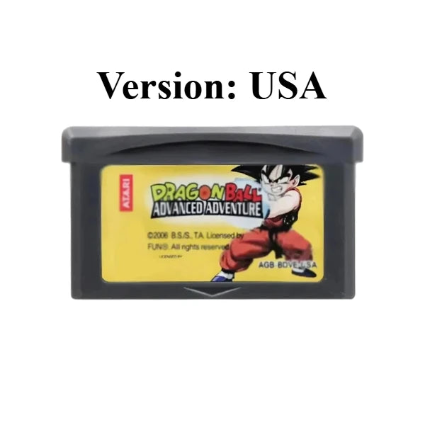 Dragon Ball Z GT GBA Game Cartridge Legacy of Goku Buu's Fury for Advance Retro Action Game Card for Anime Fans Collection