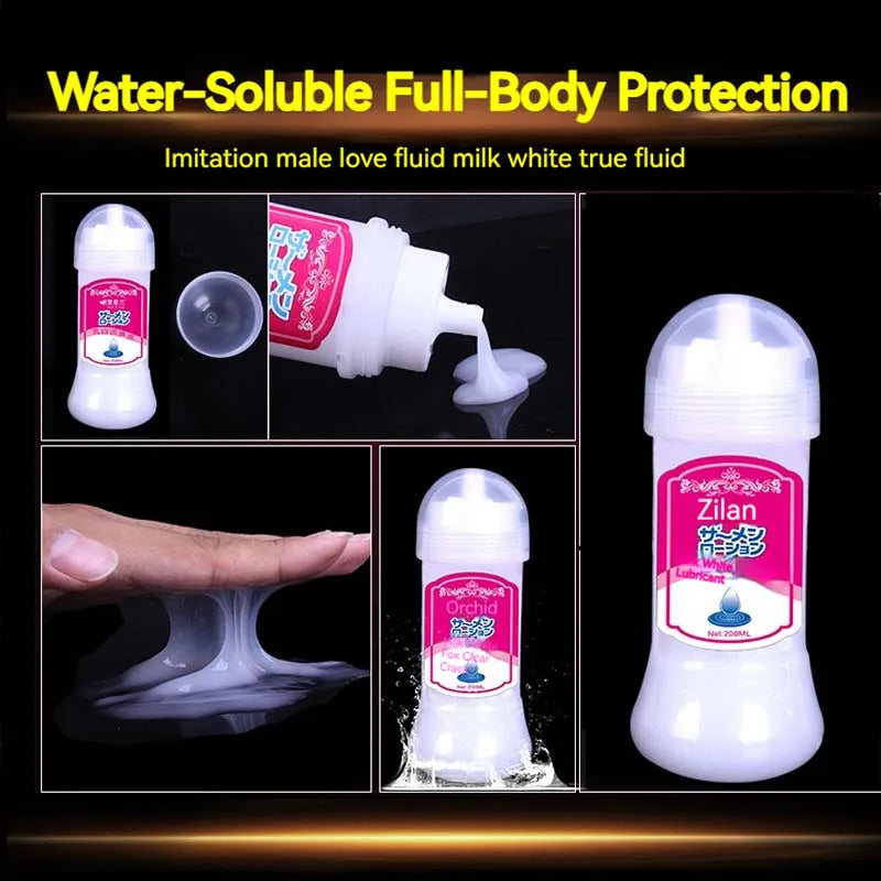 Simulate Semen 500ML Lube Products Lubricant for Sex Water Japan Base Personal Sex Oil Vagina Anal Sex Gel for Gay Lubricants
