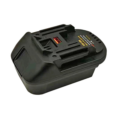 DM18M Adapter USB Charging Socket For Dewalt 20V For Milwaukee For M18 18V Lithium Batteries For Makita 18V For LXT Machines