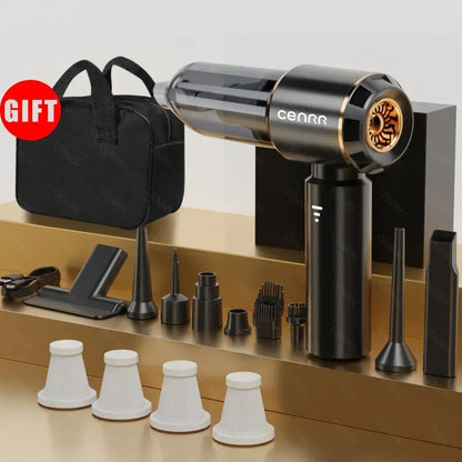 CENRR Mini Car Vacuum Cleaner 998000PA Cordless Powerful for Home Handheld Blower Car Cleaner Portable Car Vacuum Cleaner
