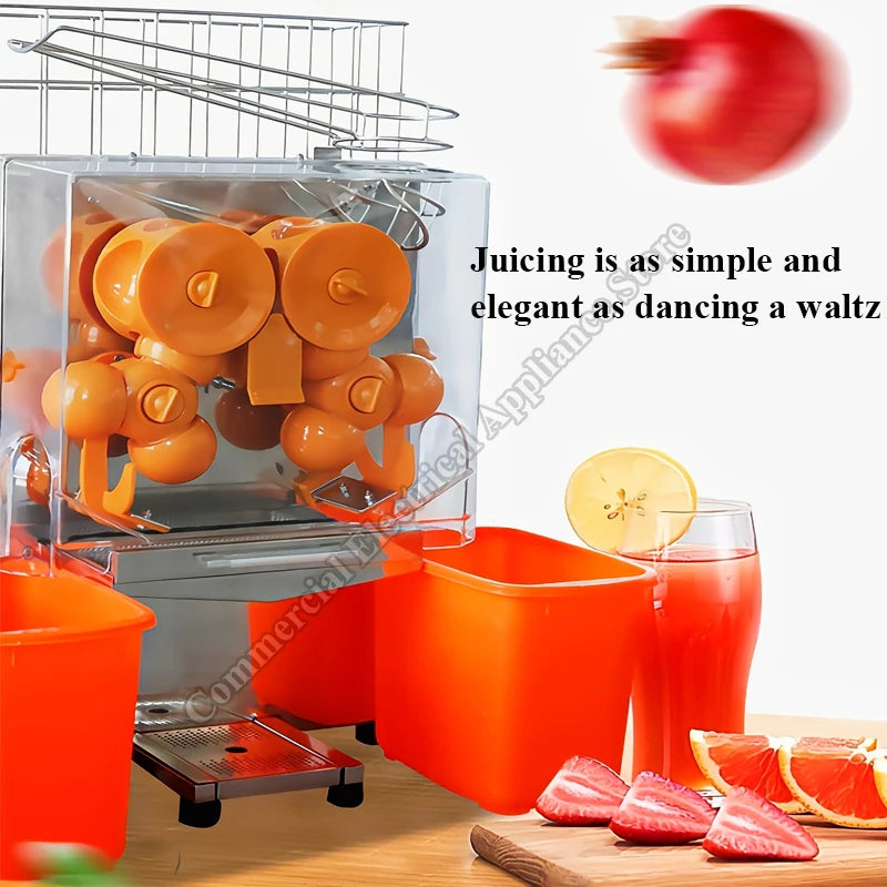 Commercial Fruit Juicer Machine Lemon Orange Juicer Stainless Steel Beverage Machine Automatic Orange Juice Squeezer Machine