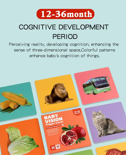 Black and red visual early education card for newborns, visual stimulation of color cognition, flashing new children's early edu