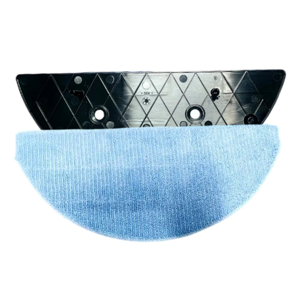 Mop Cloth Frame Board And Microfiber Pad Kit For ILIFE A12 Pro Robot Vacuum Cleaner And Mop, Black