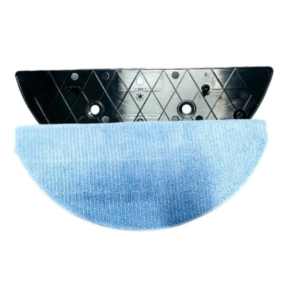 Mop Cloth Frame Board And Microfiber Pad Kit For ILIFE A12 Pro Robot Vacuum Cleaner And Mop, Black