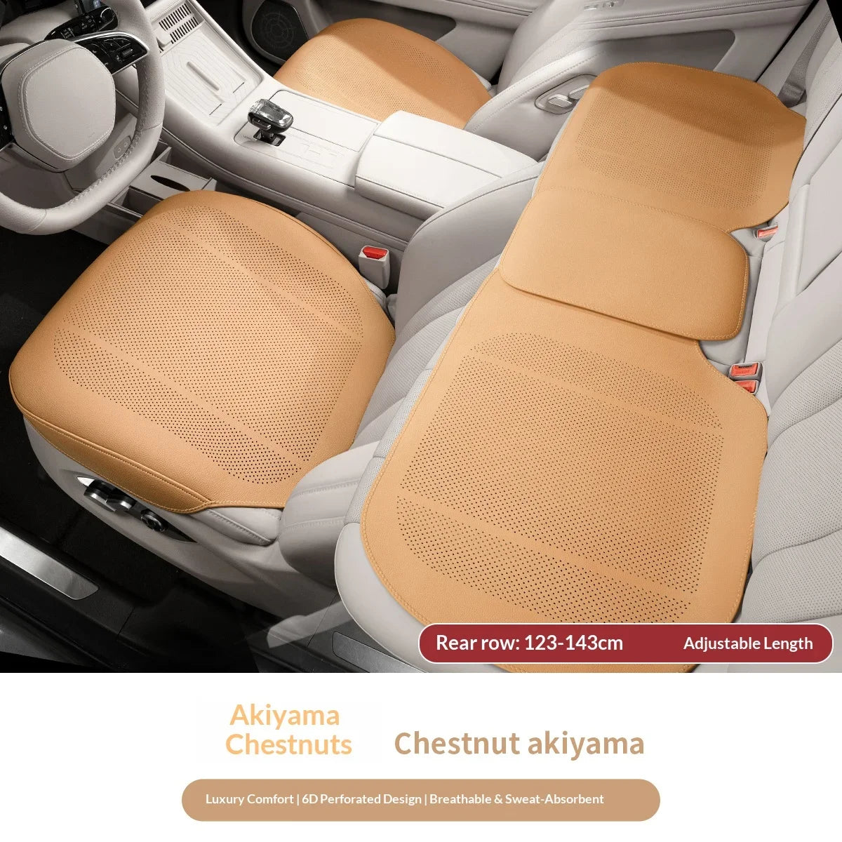 Universal High-End Summer Thin Car Seat Cushion Set for Four Seasons Interior Ventilation And Breathability