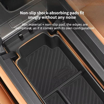 For Chery iCAR V27 2026 Silicone Central Control Lower Storage Box Interior Storage Privacy Box Modification Accessories