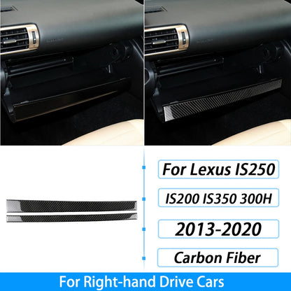For Lexus IS250 IS350 300H 2013-2019 Carbon Fiber Gear Shift Air Outlet CD AC Window Lift Set Car Interior Accessories Sticker