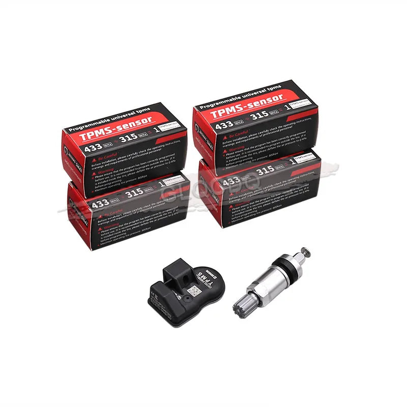 TPMS Sensors MX Tire Sensor 2 in 1 Metal Rubber Stem Programmable Screw-in Tire Pressure Monitoring Sensor TS408 TS600 TS508