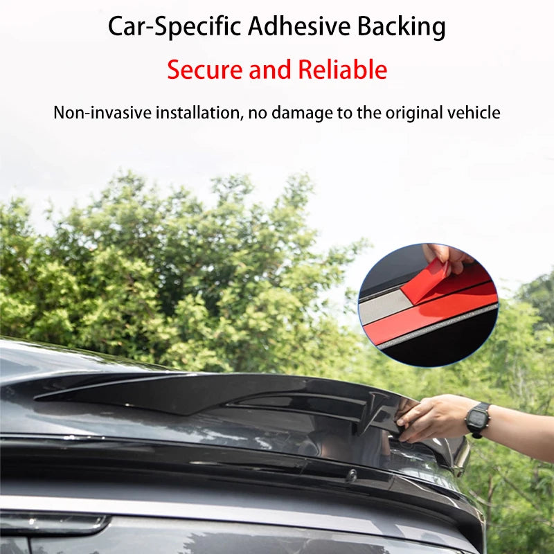 For New Tesla Model Y Juniper 2025+ Dedicated Tail Wing Upgrade And Modification High-performance Sports Non Perforated Spoiler