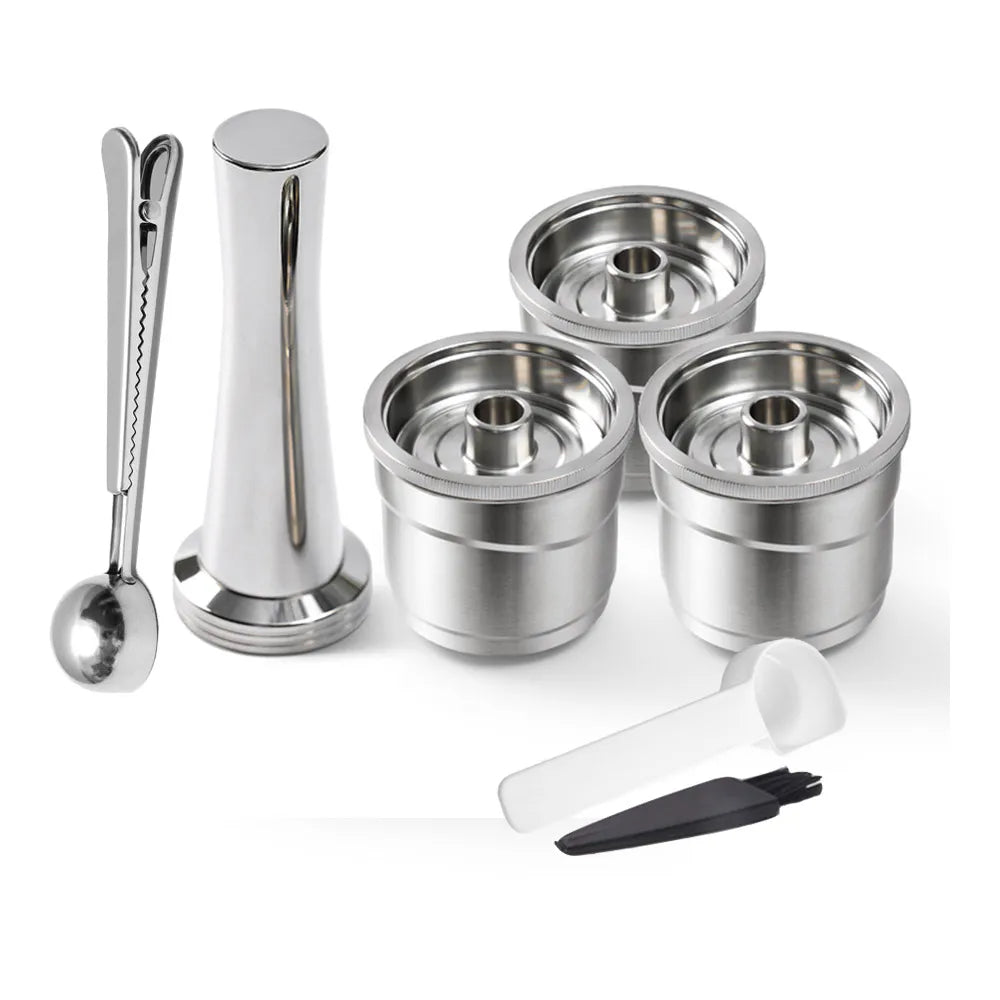 Reusable Pods for illy iperespresso Capsule Stainless Steel Coffee Capsules Filters for illy X7 Y3 Y5 Coffee Mahcine