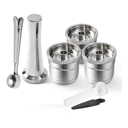 Reusable Pods for illy iperespresso Capsule Stainless Steel Coffee Capsules Filters for illy X7 Y3 Y5 Coffee Mahcine