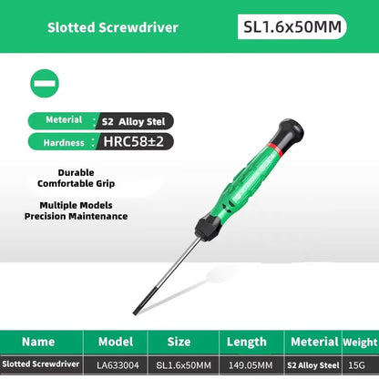 LAOA 1pcs precision screwdriver SL1.0-4.0 screwdriver phillips mini screwdriver phillips screwdriver plum blossom T5-T20