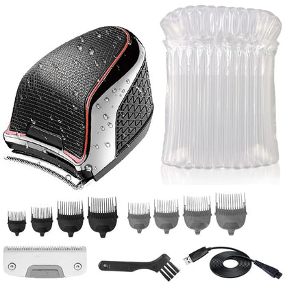 Wet&Dry Self-Haircut Electric Beard Hair Trimmer For Men Grooming Shortcut Hair Clipper Washable Haircut Machine Rechargeable
