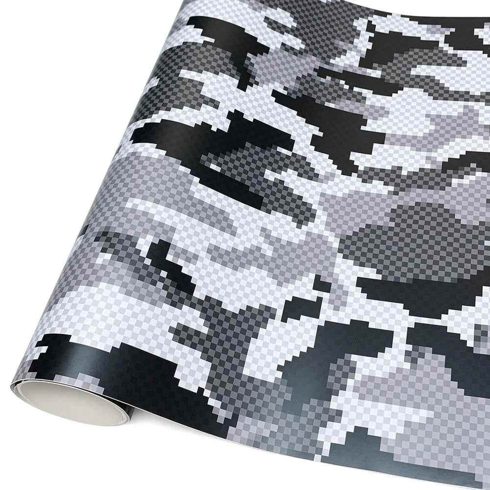 Camouflage Printing Car Wrapping Sticker Waterproof Automotive Vinyl for Motorcycle Self-adhesive Car Decals and Graphics Wrap