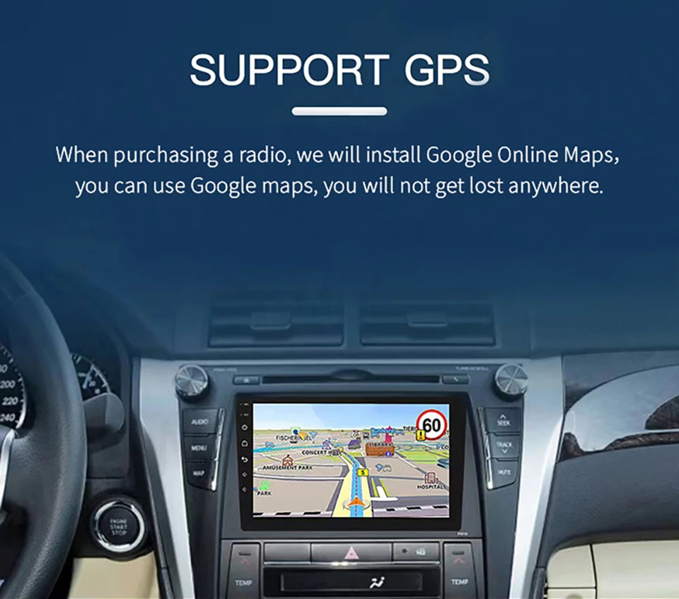 For Toyota Fortuner HILUX Revo Vigo 2007-2015 Multimedia Video Player Stereo GPS Android 16 2din Carplay Car Radio