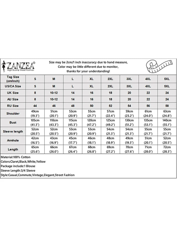 ZANZEA 2025 Autumn Women High-Low Blouses Loose V-Neck Long Sleeve Cotton Linen Fashion Blusas Mujer Everyday Casual Solid Tops