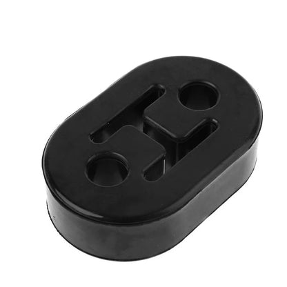 2/4/6/8/10pcs Car Rubber Exhaust Tail Pipe Mount Brackets Hanger Insulator Universal Black 2 Holes Diameter 11mm 0.44inches