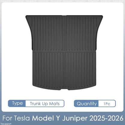 Floor Mats for Tesla Model Y Juniper 2026 2025 Right Hand Drive Floor Mats Cargo Liner Trunk Mat for Model Y Juniper Accessories