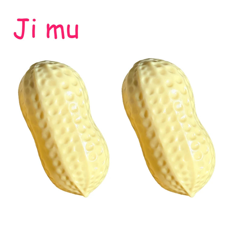 Peanut Squishy Crunchy Stress Ball Squeeze Toy Handmade Squeeze Ball Buttery-Soft Feel Fidget Toy ASMR Sensory Toys for Adults