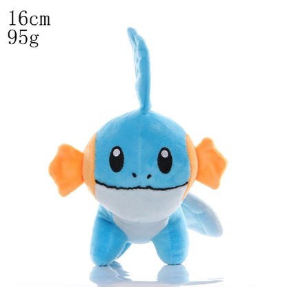 Pokemon Mega Dragonite Holding Dratini Sleeping Vaporeon Flareon Initial Pikachu Peluche Riding Gyarados Lapras Plush Doll