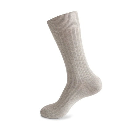 6 Pairs Large Men's Cotton Office Socks Long Solid White Black Mid-Calf Business Formal Sock Casual Plus Size 45 46 47 48 49 50