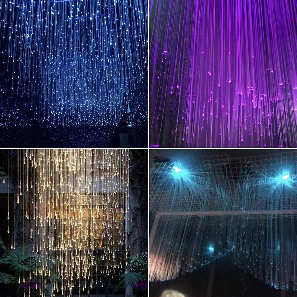 12W RGBW Starry Sky Car Star Ceiling Light Fiber Optic Light APP Control Star Roof Interior Atmosphere Light Car Home Decor