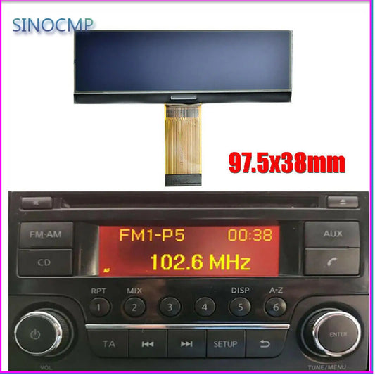 CD Radio LCD Display Screen  AGC-0070 AGC-0071 For Nissan 2007-2019 Qash-qai Juke Micra Tiida 2011-2015 Equator X-Trail Sylphy