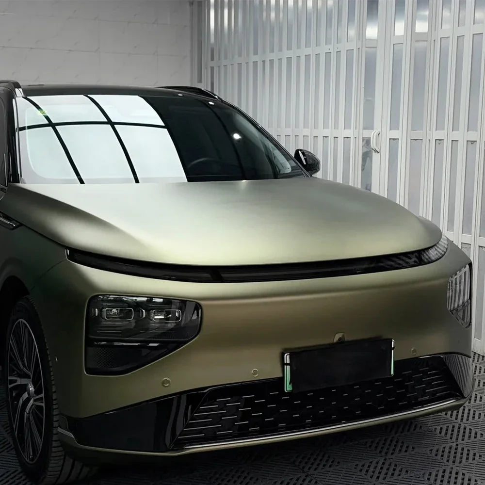Super Matte Lightning Green PET Wrap Vinyl Film Car Whole Body DIY Color Decal Protective Cover Sticker Auto Tuning Accessories