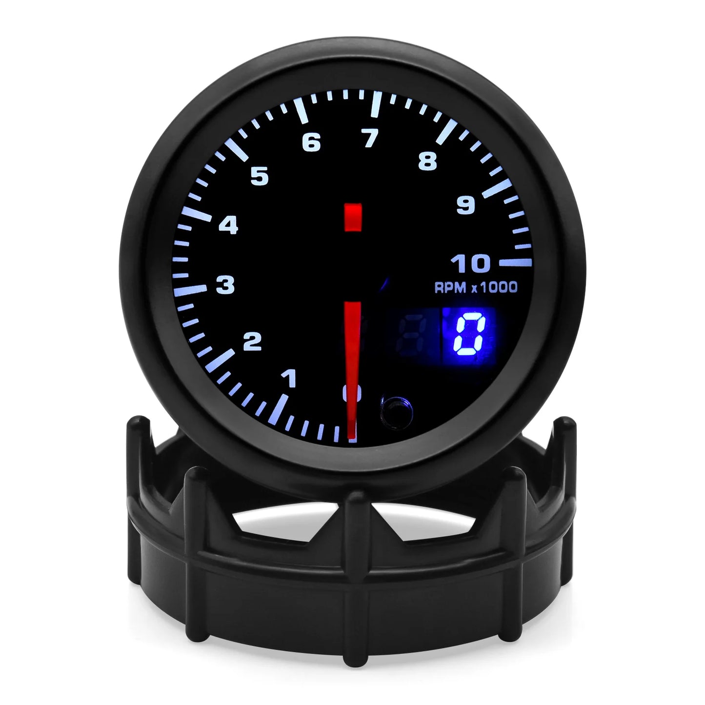 52mm Car Gauge 7 Color LED Boost Gauge Water Temp Oil Temp Oil Pressure Voltmeter Air Fuel Ratio Tachometer for 12V Racing Car