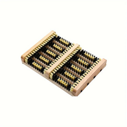 Boot Scraper Brush – Flat Door Scrubber Mat All Weather Shoes & Boots Cleaner, Removes Snow,  Mud Boot Scraper Door Mat Outdoor