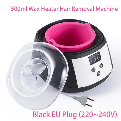 500ml LCD Display Smart Silicone Liner Hand and Foot , Wax Heater for Hair Removal,Wax Heating And Wax Therapy Machine