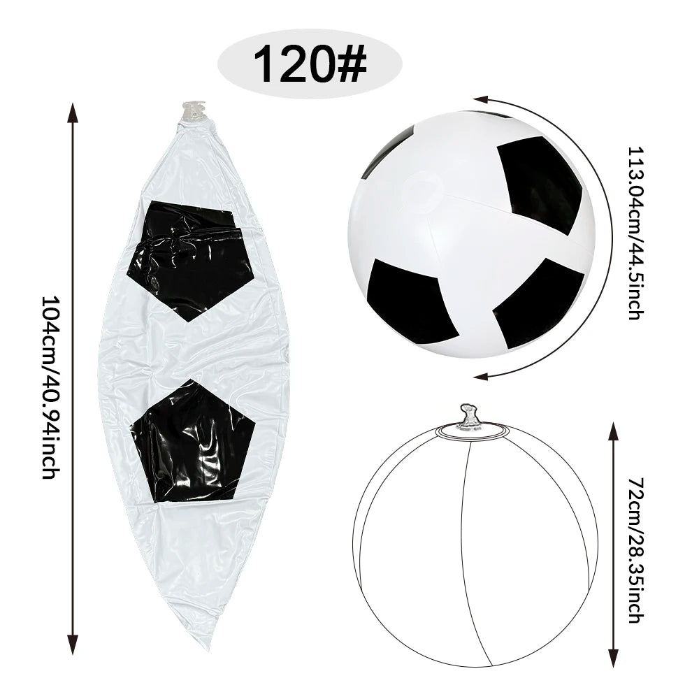 Outdoor beach, grassland, entertainment, inflatable soccer game, environmentally friendly, thickened three color PVC big ball