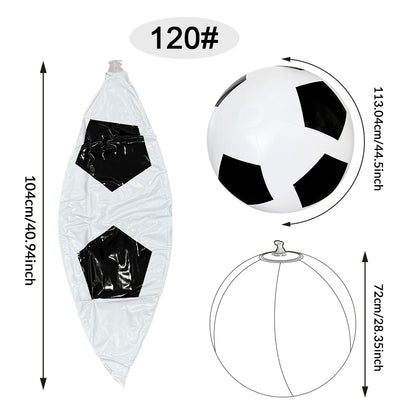 Outdoor beach, grassland, entertainment, inflatable soccer game, environmentally friendly, thickened three color PVC big ball