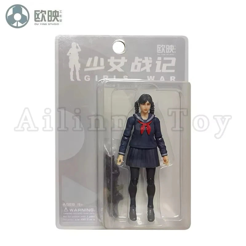 Ou Ying Studio 1/18 Planet Green Valley PGV 3.75inch Action Figure Girls War EFSA Female Figures Anime Model
