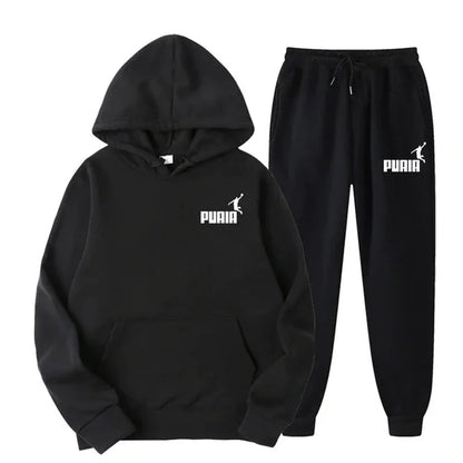 2025New Men's and Women's Hoodie Jacket Fashion Street Casual Set Autumn/Winter Brushed Sweatwear+Pants 2025 Multi Color Set
