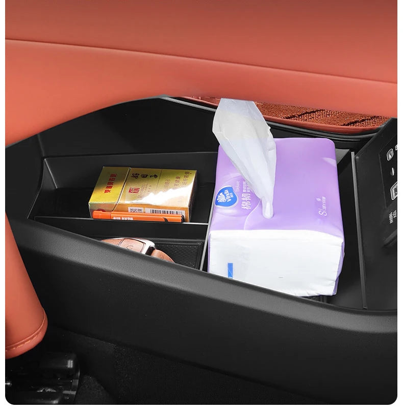 For BYD Sealion 8 Atto 8 Tang L Car Central Control Armrest Storage Box Lower Screen Storage Interior Modification Accessories
