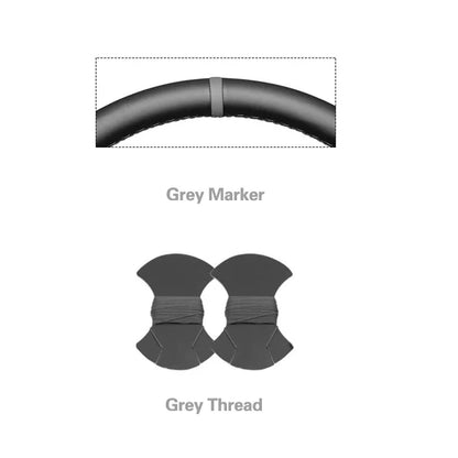 Black Faux Leather Car Steering Wheel Cover For Nissan 200SX S15 Silvia Skyline R34 GTR GT-R 1998 1999 2000 2001 2002