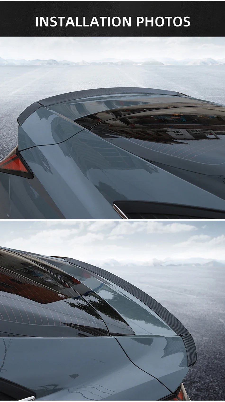 Rear Trunk Wing Spoiler Tail Fin for Hyundai Elantra CN7 2021 2022 Body Kit Tail Wings Fixed Wind Spoiler Cars Accessories