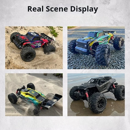UJ High-Speed RC Car Toy - Electric Off-Road Racing 4WD Proportional Control 75-100km/h Four-Wheel Drive Remote Control Vehicle