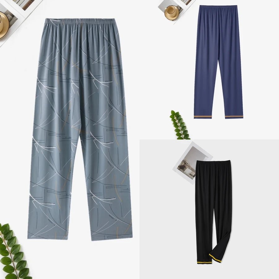 Men's Pajama Pants, Men's Pants, Spring & Fall Single-Piece Home Pants That Can Be Worn Outside, Korean Style Home Pants, Autumn and Winter Styles