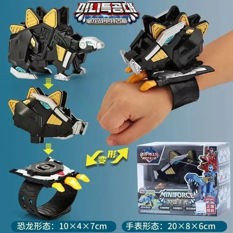 Miniforce X Watch Toy Super Dinosaur Power Mecha Deformation Robot Favorite Toy Gift Of Children Mini Secret Servic Movable Deco