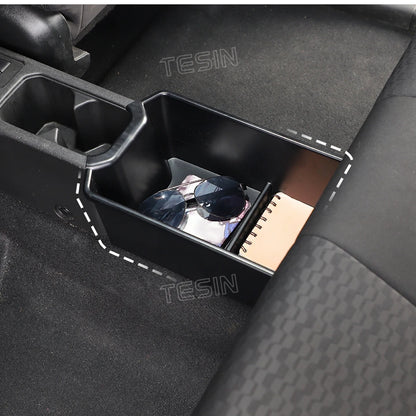 TESIN Car Rear Center Storage Box Organizer for Suzuki Jimny JB74 2/4 Door 2019 2020 2021 2022 2023 2024 Up Interior Accessories