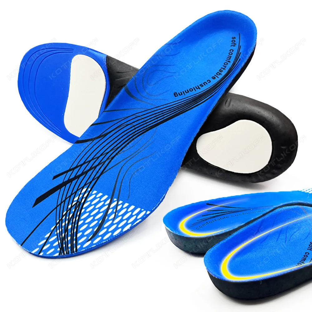 Flat Feet Template Arch Support Orthopedic Insoles Men Women Plantar Fasciitis Heel Pain Orthotics Insoles Sneakers Shoe Inserts